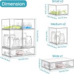 Clear Stackable Drawers