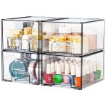 Clear Stackable Drawers
